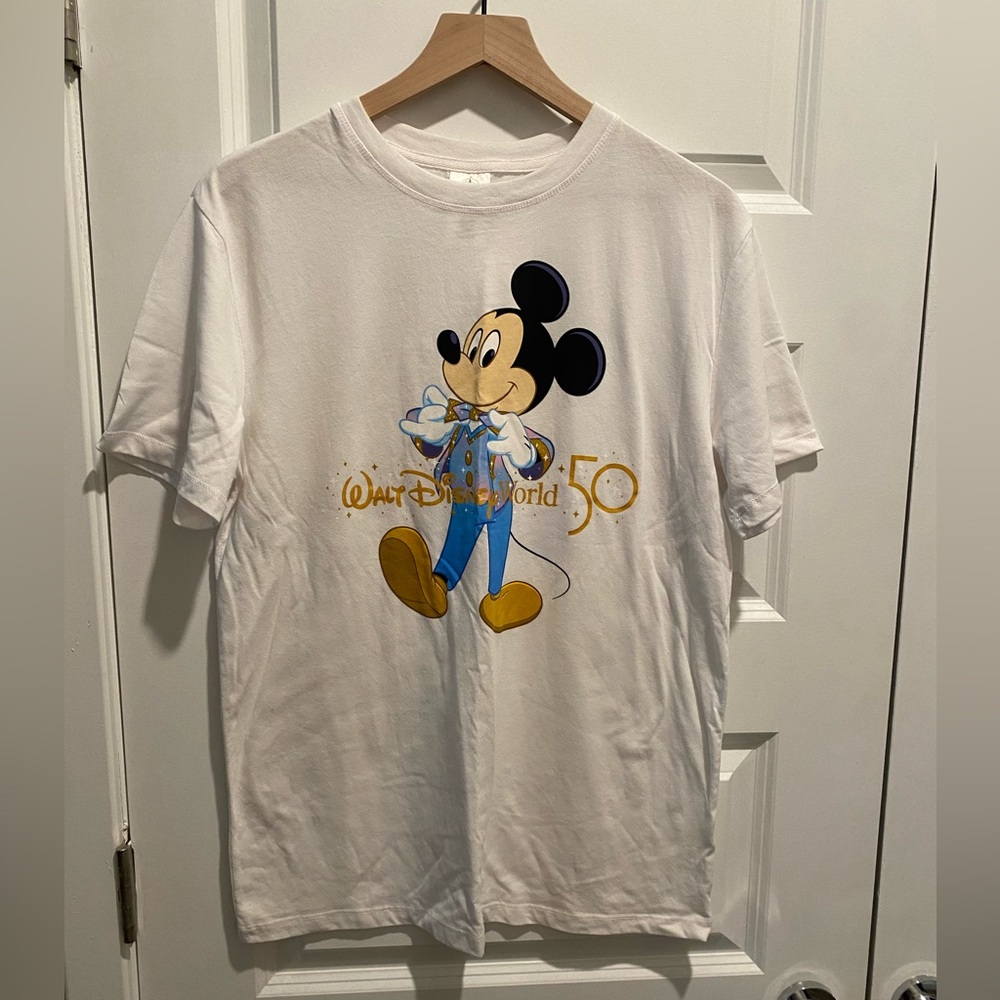 Disney 50th Anniversary Mickey Mouse T-Shirt- Size Medium, Like New!